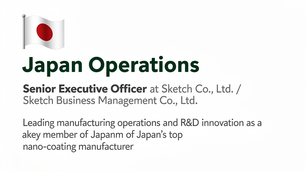 Japan Operations - Senior Executive Officer at Sketch Co., Ltd. / Sketch Business Management Co., Ltd.